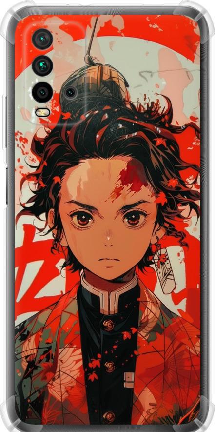 Чехол на Xiaomi Redmi 9T Тандзиро Камадо (6131sp-2257-42517)