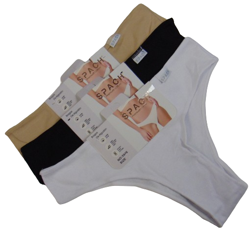 Набір трусів жіночих бразиліана Spach 5948 бавовняних 3 шт. L Різнокольоровий (2080465527)