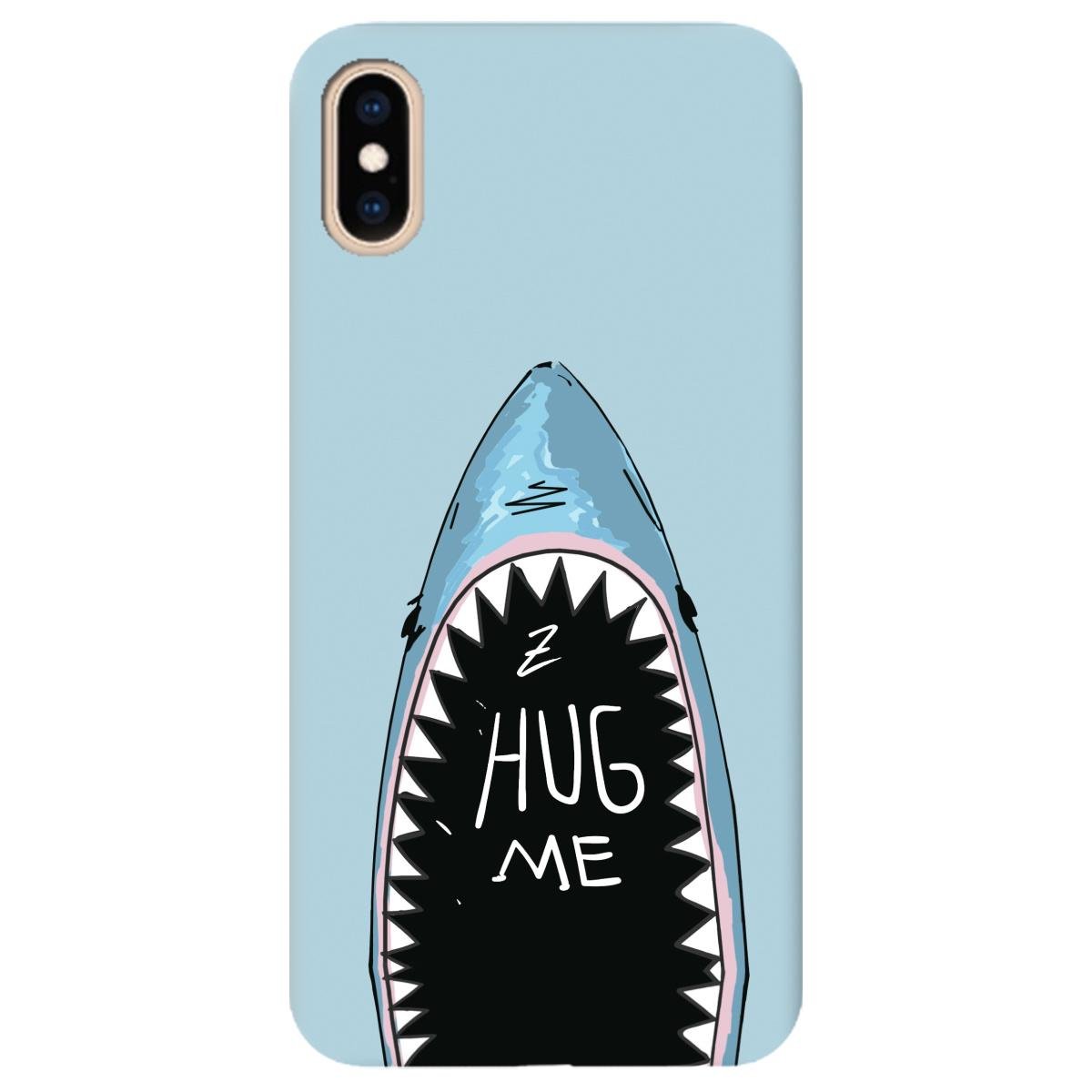 Силиконовый чехол Zorrov для Apple iPhone XS - Hug me (11210040206052116)