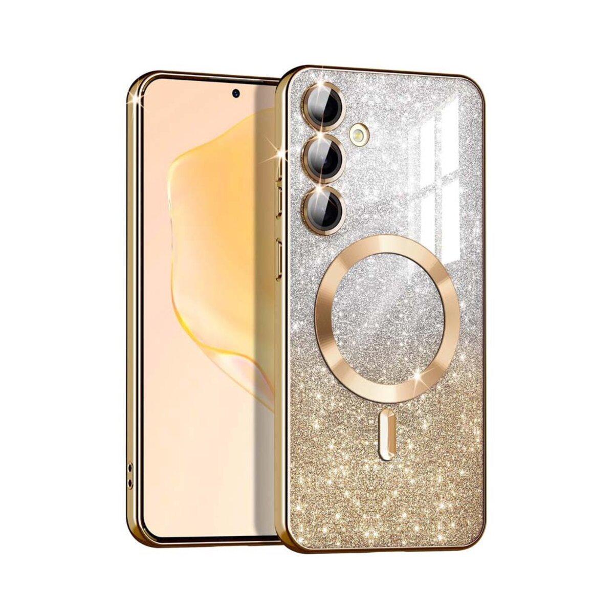 Противоударный чехол Cosmic CD Shiny Magnetic для Samsung Galaxy S24 Plus золото