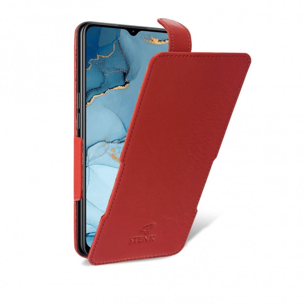 Чехол флип Stenk Prime для OPPO Reno3 Красный (65404)