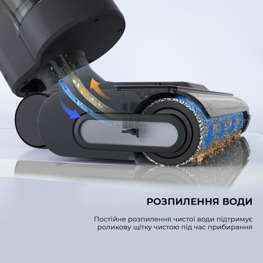Пилосос акумуляторний миючий DREAME Wet&Dry Vacuum Cleaner H11 Core HHR21A Black - фото 8 Пилосос акумуляторний миючий DREAME Wet&Dry Vacuum Cleaner H11 Core HHR21A Black - фото 8