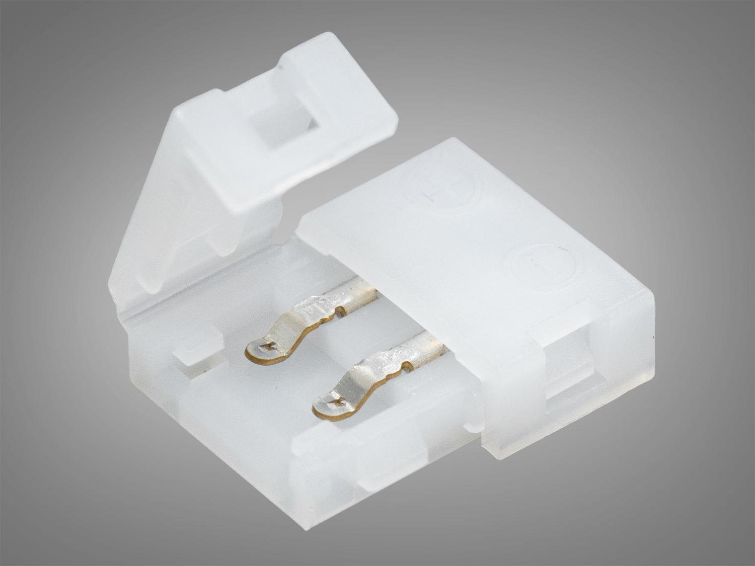 Конектор для стрічки 8 мм (PCON 2pin-8 мm-matt)