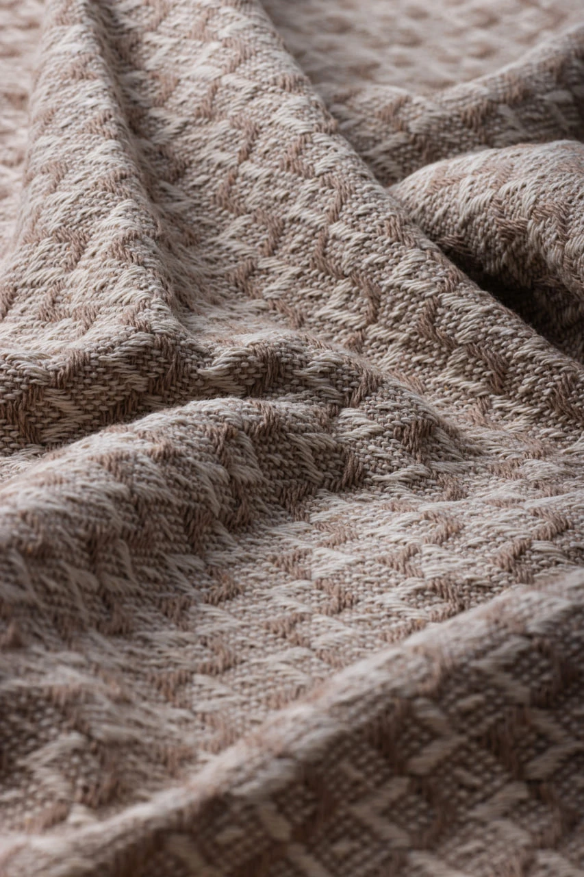 Плед HYGG Muar евро 200х230 см Кремовый (313565) - фото 3 Плед HYGG Muar евро 200х230 см Кремовый (313565) - фото 3