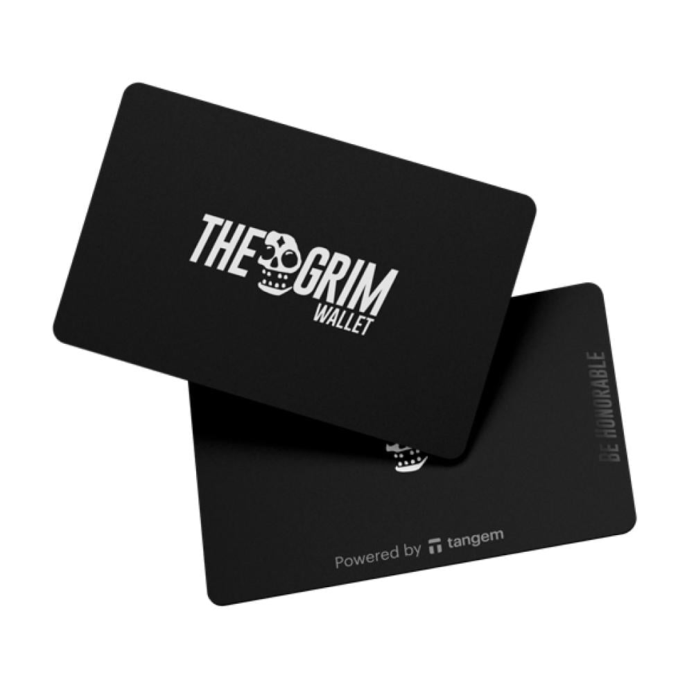 Криптогаманець Tangem 2.0 The Grim Wallet 3 шт. Чорний/Black (TG-GRIM) - фото 3