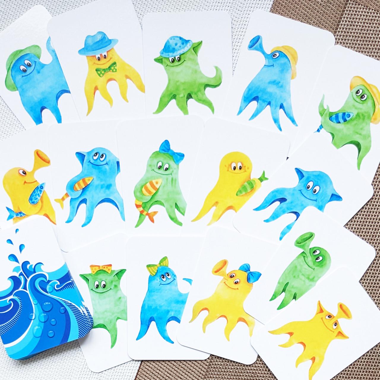 Настільна гра меморі Zoia for Kids Веселі восьминіжки (Л-002) - фото 4 Настільна гра меморі Zoia for Kids Веселі восьминіжки (Л-002) - фото 4