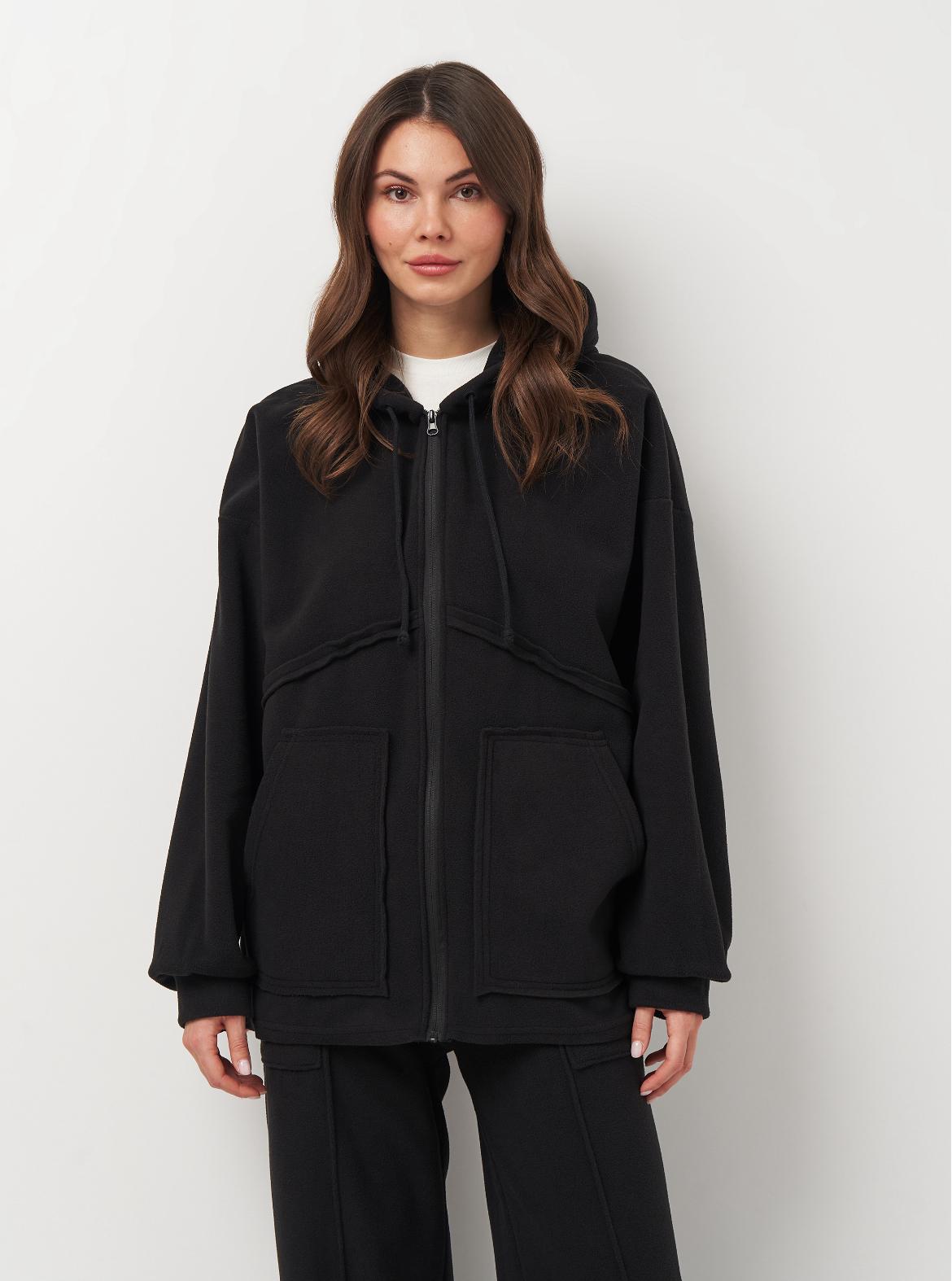 Спортивный костюм Силена утепленный женский р. 58 Черный (2288073051) - фото 2 Спортивный костюм Силена утепленный женский р. 58 Черный (2288073051) - фото 2