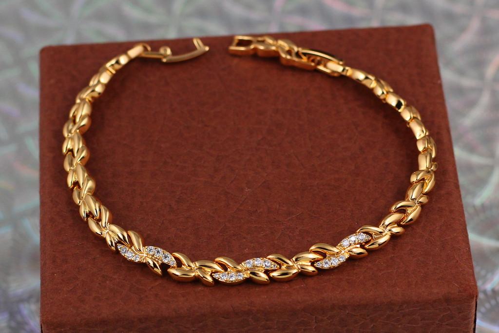 Браслет Xuping Jewelry Вудді 17 см 6 мм Золотистий (1854963757)