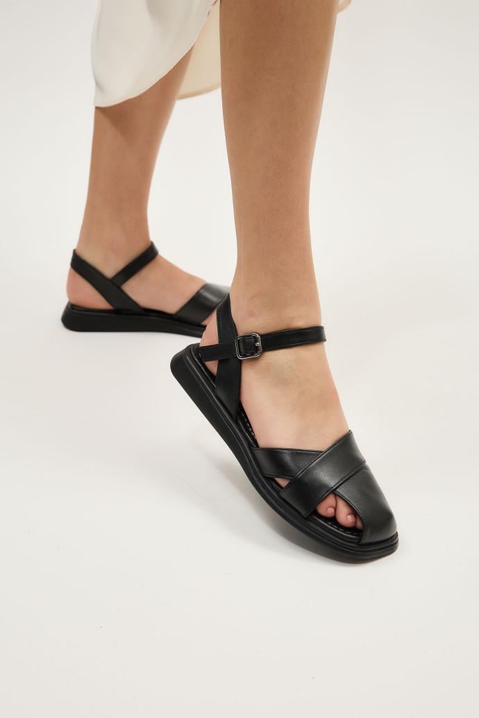 Сандалії жіночі Fabio Monelli на платформі р. 36 Чорний (186924) - фото 4