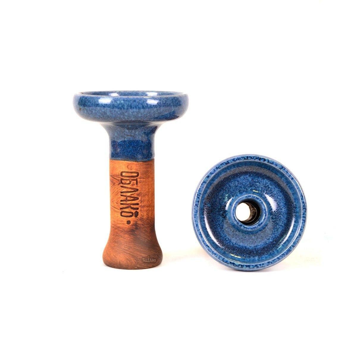 Чаша для кальяна Облако Phunnel M Glaze top Синий Топаз (5231)