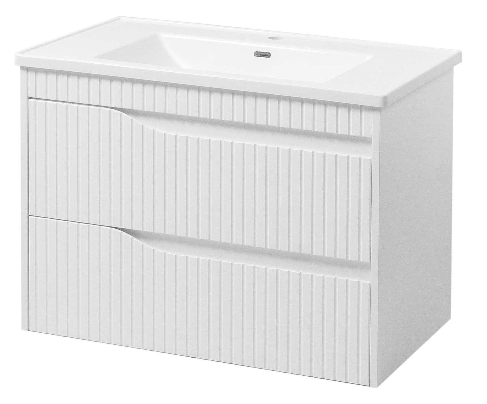 Тумба ЮВВІС Florence ТП-2 Д з умивальником Канте 100 см Білий матовий (UVV095) - фото 1 Тумба ЮВВІС Florence ТП-2 Д з умивальником Канте 100 см Білий матовий (UVV095) - фото 1