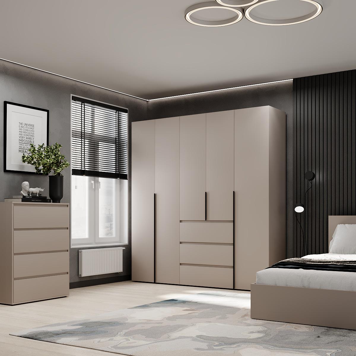 Шкаф распашной комбинированный ART IN HEAD №4 Light 2000x500x2200 мм Кашемир (GALTK0414000000) - фото 3 Шкаф распашной комбинированный ART IN HEAD №4 Light 2000x500x2200 мм Кашемир (GALTK0414000000) - фото 3