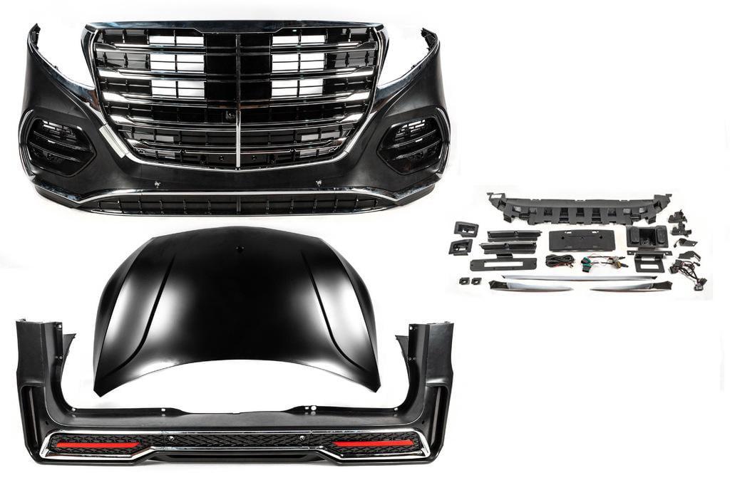Комплект обвесов GBT V-class AMG 2025 г. для Mercedes Vito/V-class W447 2014- гг. разные материалы (128364)