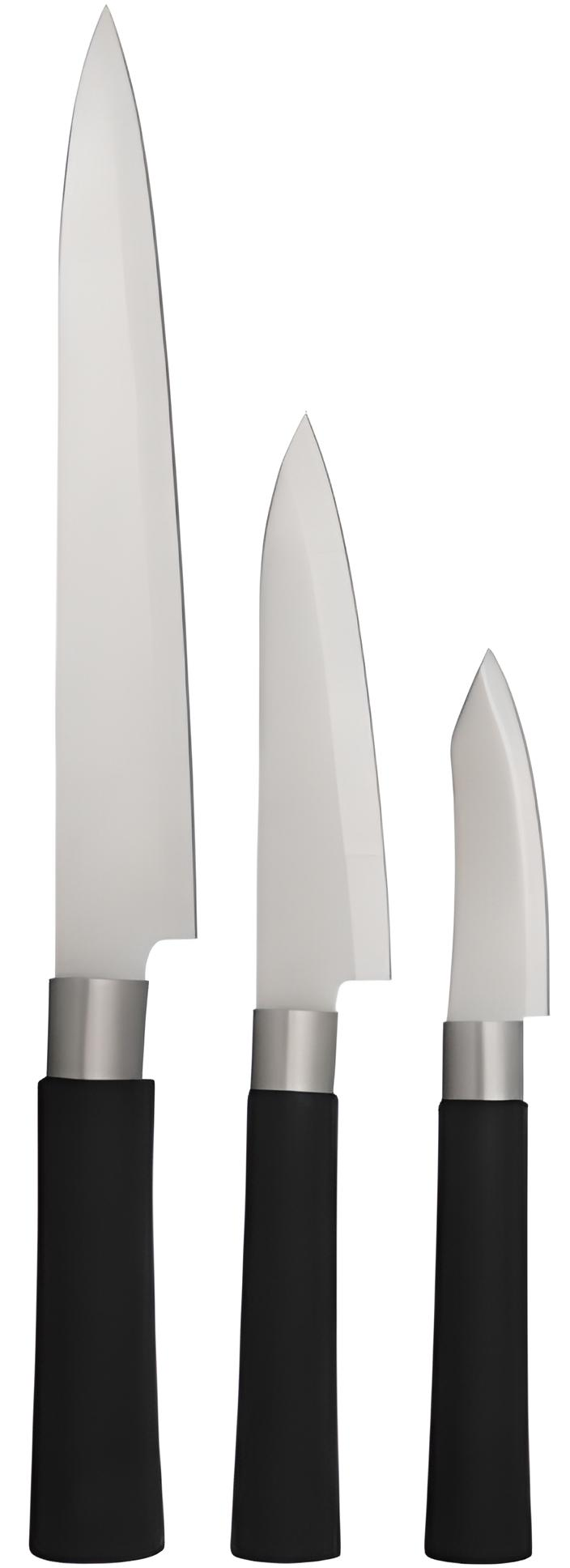 Набор кухонных ножей S&TJapanese 3 шт. из нержавеющей стали 33,5/23,2/19 см (ST-911-5)