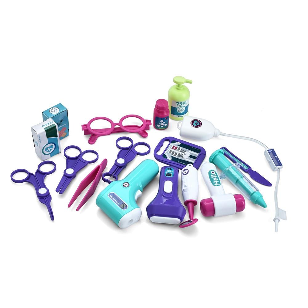 Детский игровой набор Доктор 008-605A стол с аксессуарами в чемодане (2682196757) - фото 2