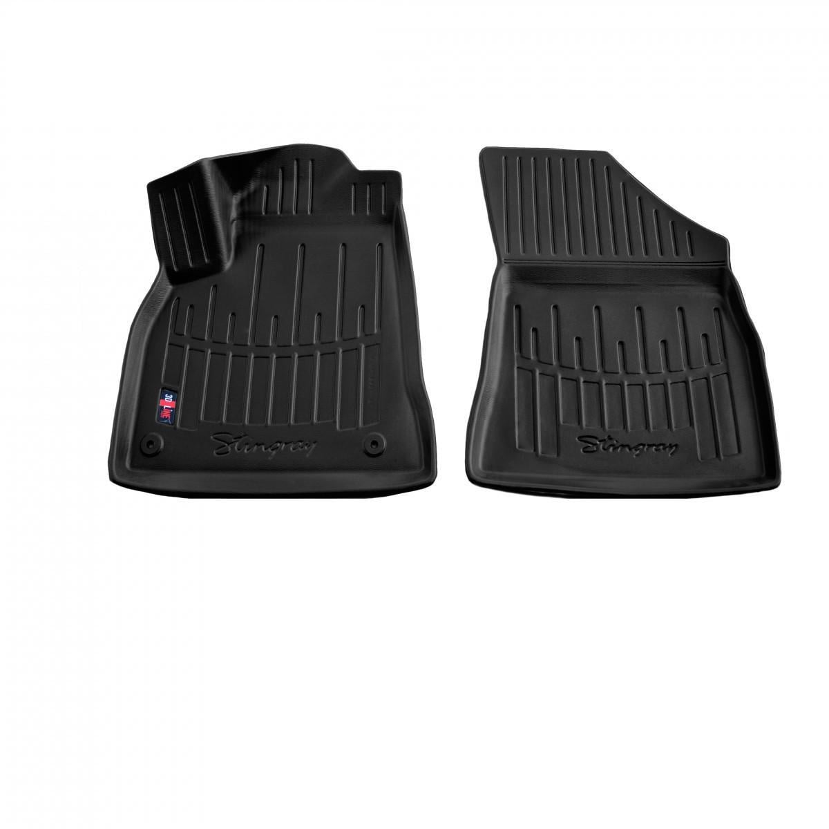 Коврики резиновые Peugeot 3008 2009 2016 с бортом 2 шт.