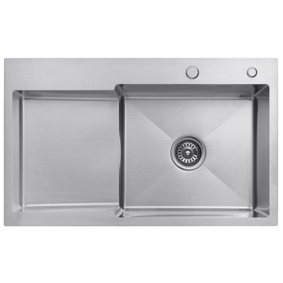 Мойка кухонная Kroner CV030022 из нержавеющей стали прямоугольная 780x480 мм 1 мм (25960586)