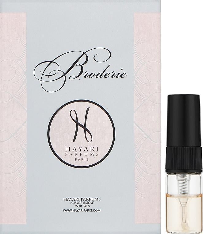 Парфумована вода для жінок Hayari Parfums Broderie 2 мл пробник (380808)