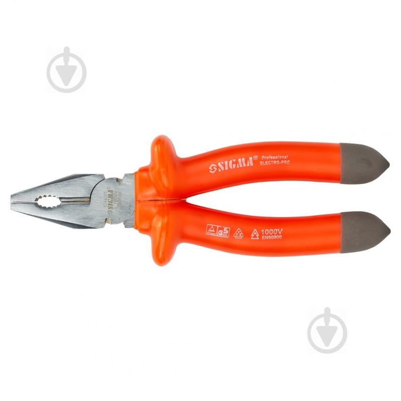 Плоскогубцы диэлектрические 200мм 1000В SIGMA (4344201)