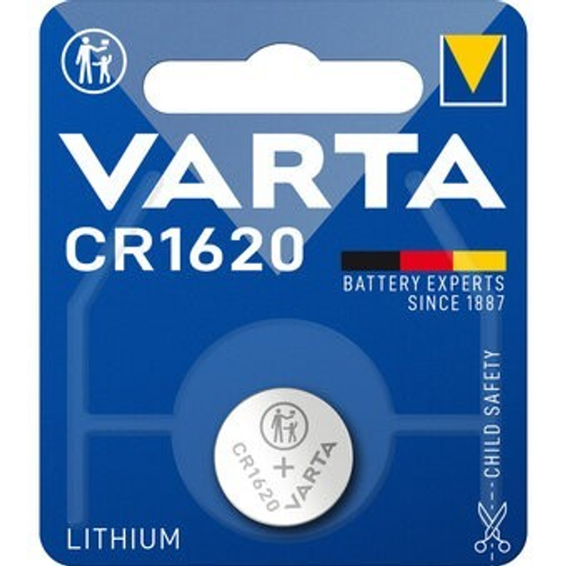 Батарейка литиевая Varta CR1620 3V (1893)