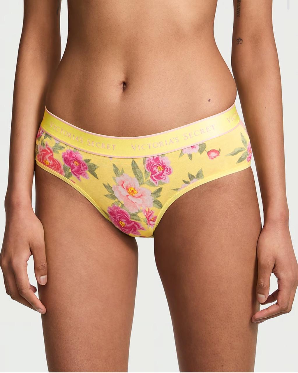 Трусики хипхагеры цветочные Victoria's Secret S Желтый (2594418760)