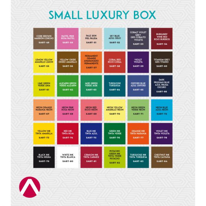 Набір акрилових фарб Scale75 Artist Small Luxury Box 24 кольорів (SSAR-016) - фото 2