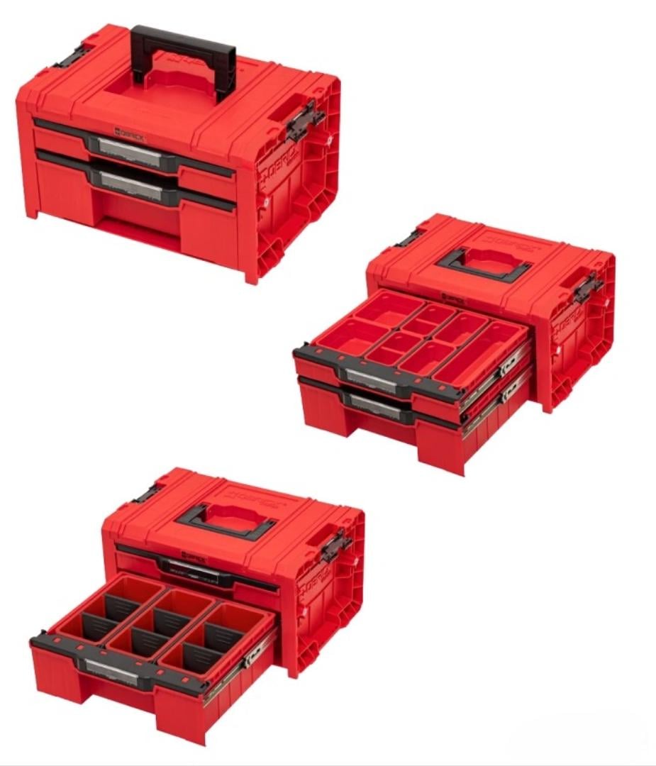 Набор ящиков для инструментов QBRICK SYSTEM PRO Drawer Workshop Set 3 2.0 Red - фото 2 Набор ящиков для инструментов QBRICK SYSTEM PRO Drawer Workshop Set 3 2.0 Red - фото 2