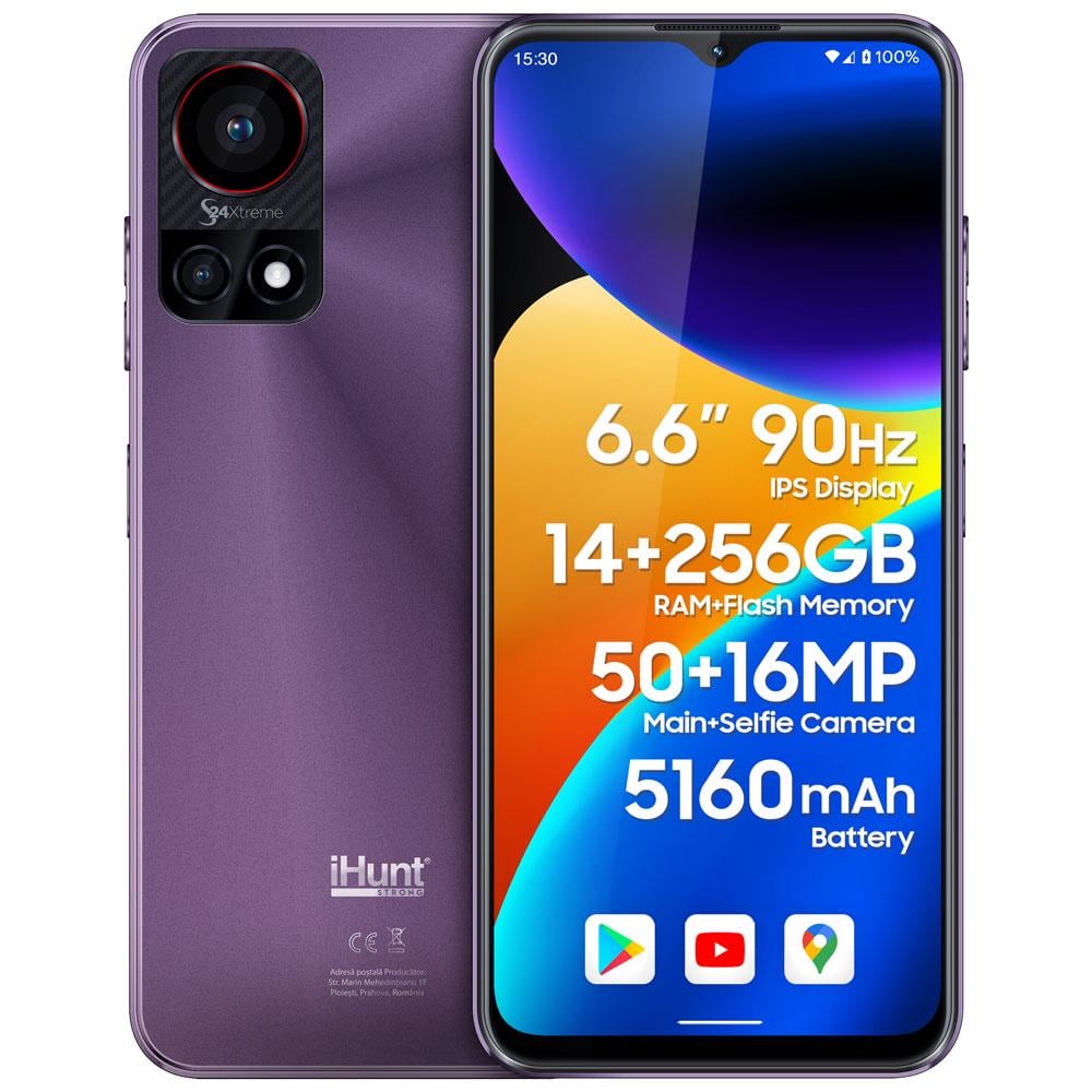 ᐉ Смартфон iHunt S24 Xtreme 6/256 Гб, 5160 мАг Deep Purple • Купить в  Киеве, Украине • Лучшая цена в Эпицентр