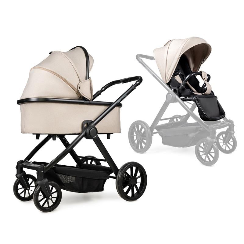 Коляска Ninos Estrella 2в1 Beige/Black (NE2024BGB)