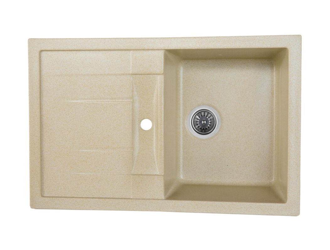 Мойка для кухни Platinum 7850 Pretso гранит глянец Песочный (000024978) Мойка для кухни Platinum 7850 Pretso гранит глянец Песочный (000024978)
