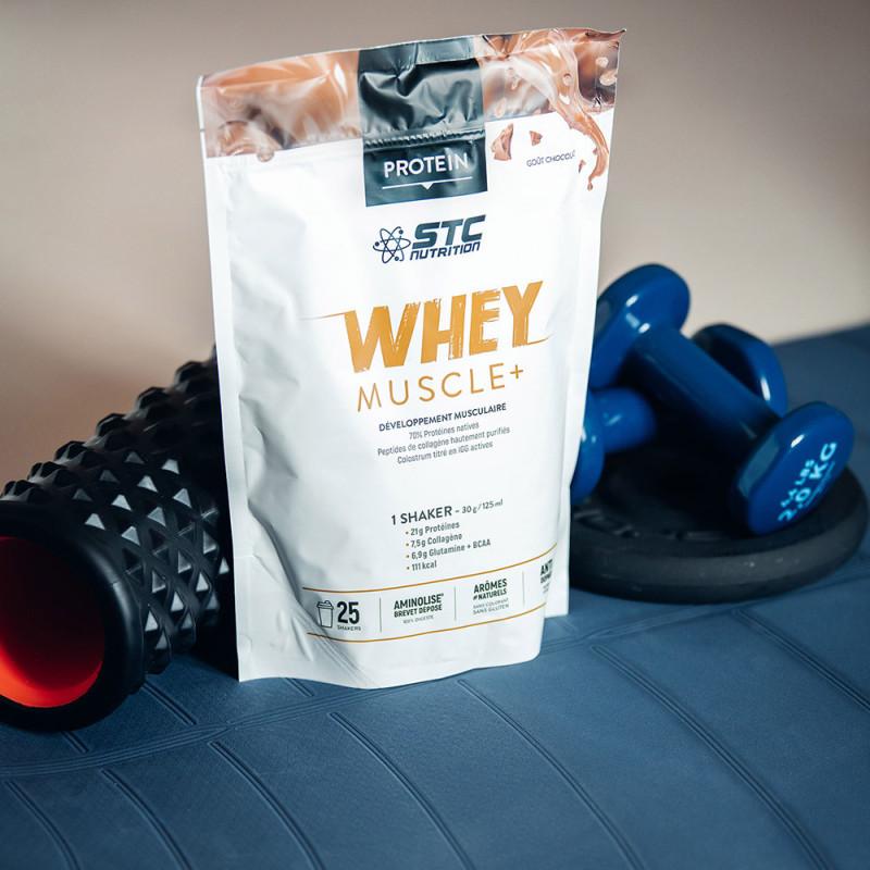 Протеин STC вей whey muscle protein chocolat для наращивания мускулов 750 г - фото 2