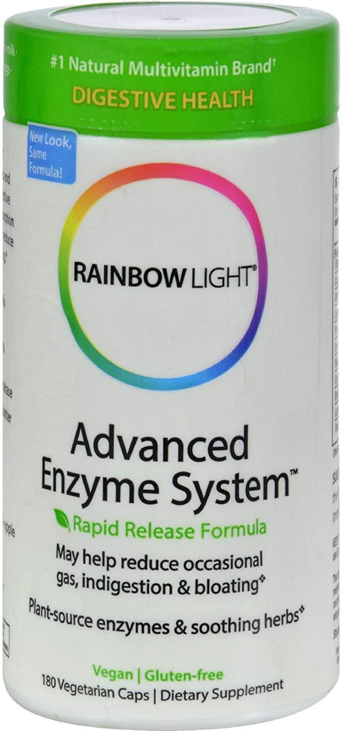 Комплекс для пищеварения Rainbow Light Advanced Enzyme System 180 Veg Caps