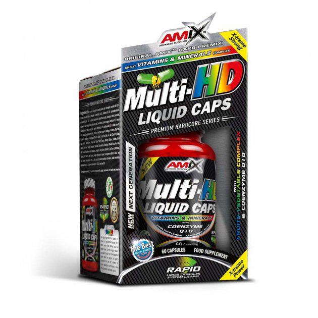 Витаминно-минеральный комплекс для спорта Amix Nutrition Multi-HD Liquid Caps 60 Caps