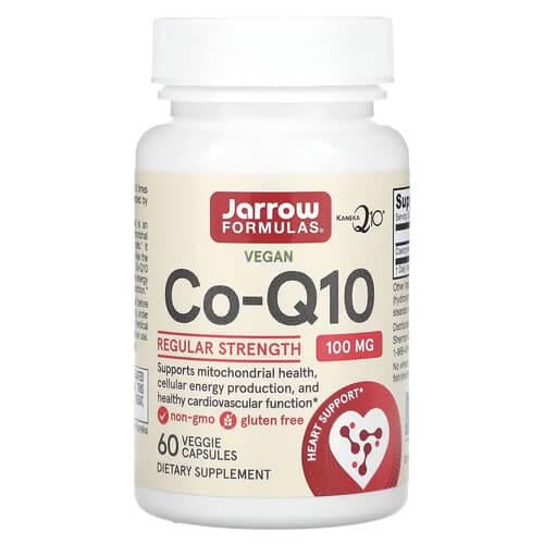 Коэнзим Q-10 Jarrow Formulas Co-Q10 100 мг 60 вегетарианских капс. (JRW-06003)