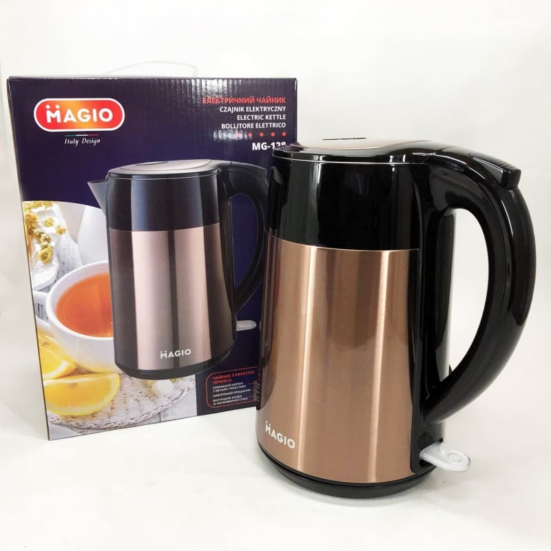 Електрочайник Magio MG-128 1,8 л 1850W (26202696) - фото 11 Електрочайник Magio MG-128 1,8 л 1850W (26202696) - фото 11
