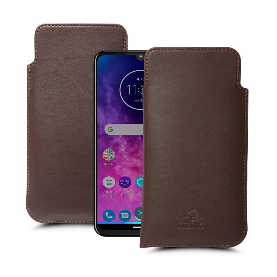 Футляр Stenk Elegance для Motorola One Zoom Коричневий (64572)