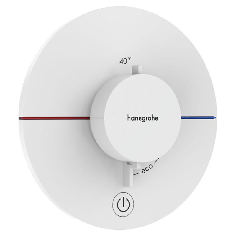 Смеситель для душа Hansgrohe ShowerSelect S термостатический Белый матовый (37461720)