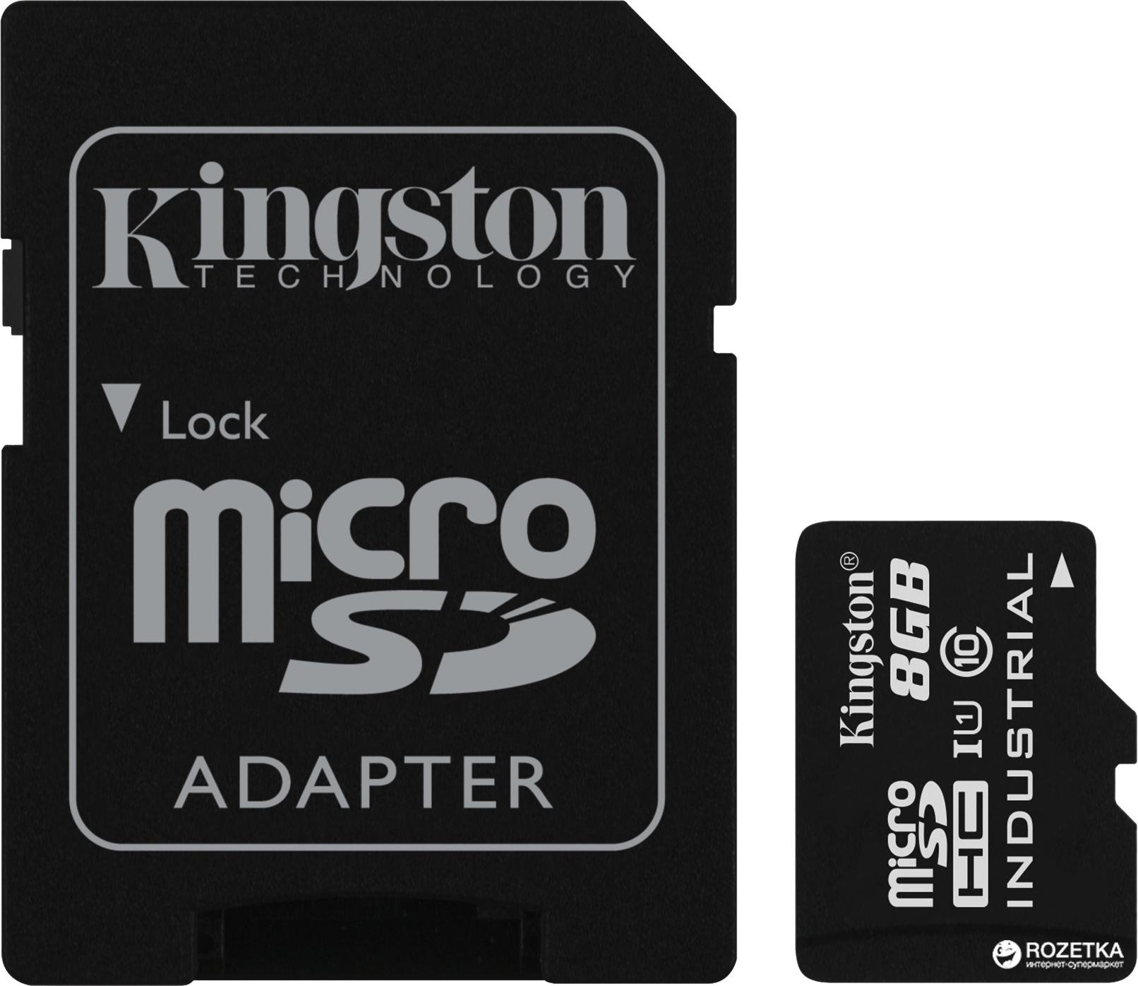 Карта памьяти Kingston MicroSDHC 8GB Class 10 UHS-I (21052021_89)