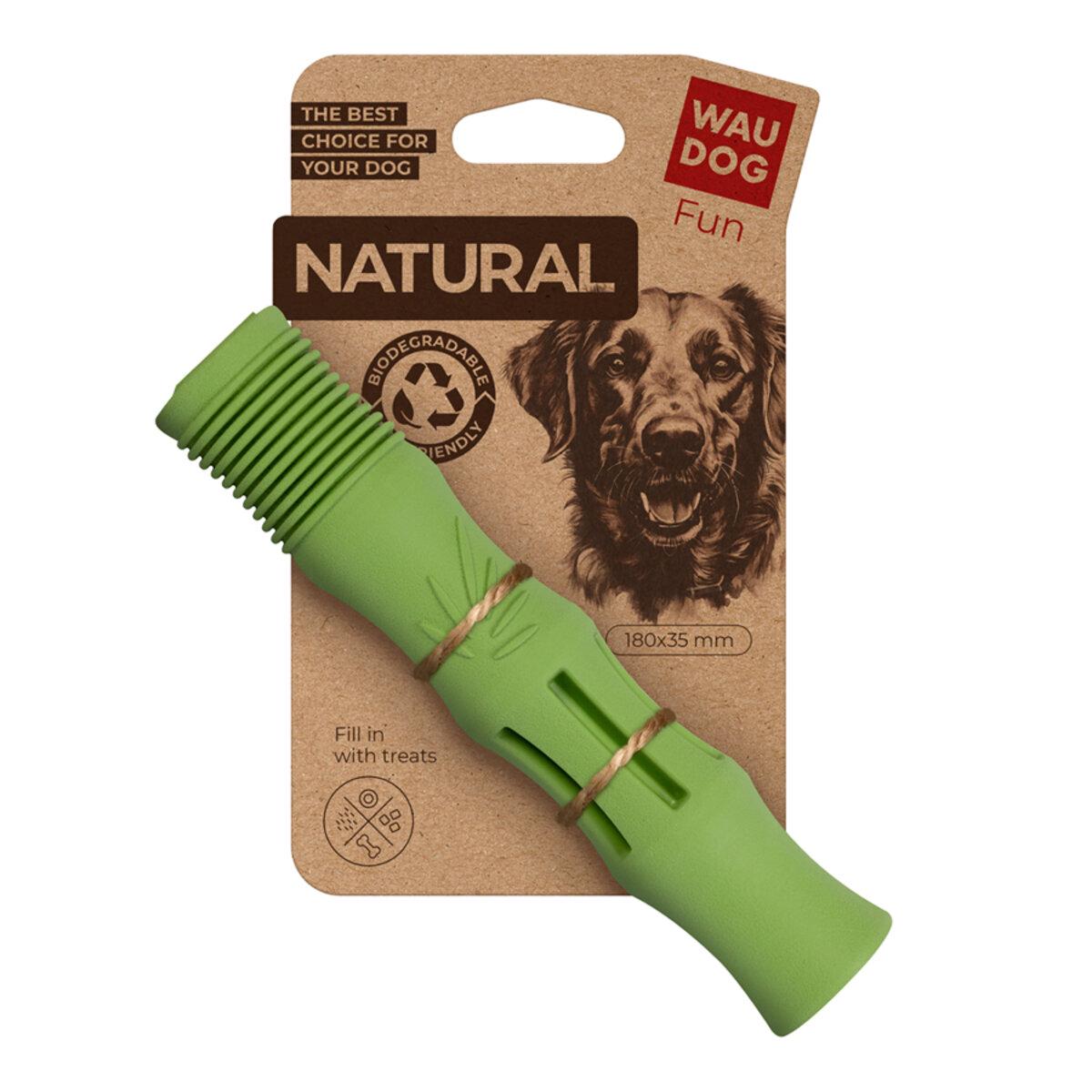 Игрушка для собак WAUDOG Fun Natural Палка биоразлагаемая 18 см Зеленый (25881187)