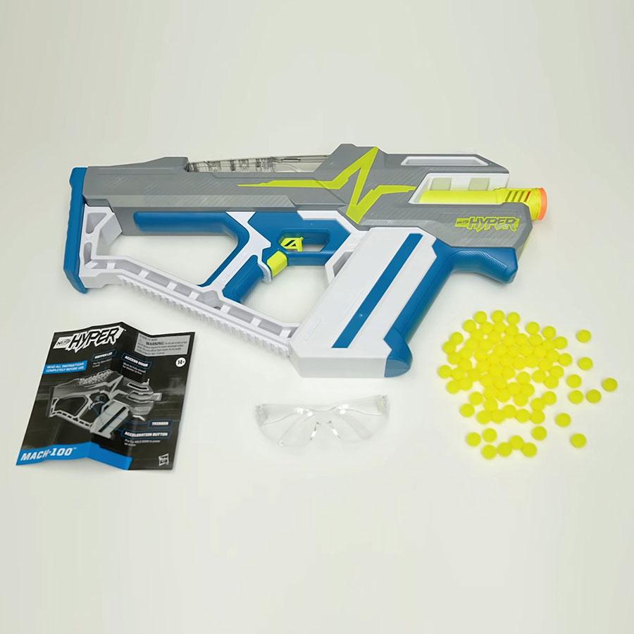Бластер Nerf Hyper Mach-100 (E8911) - фото 3 Бластер Nerf Hyper Mach-100 (E8911) - фото 3