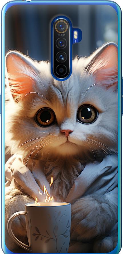 Чехол на Realme X2 Pro White cat (5646t-1866-42517)