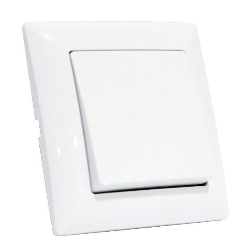 Выключатель одноклавишный HOROZ ELECTRIC Tina 112-005-0001-010 пластик IP20 Белый (29176884)