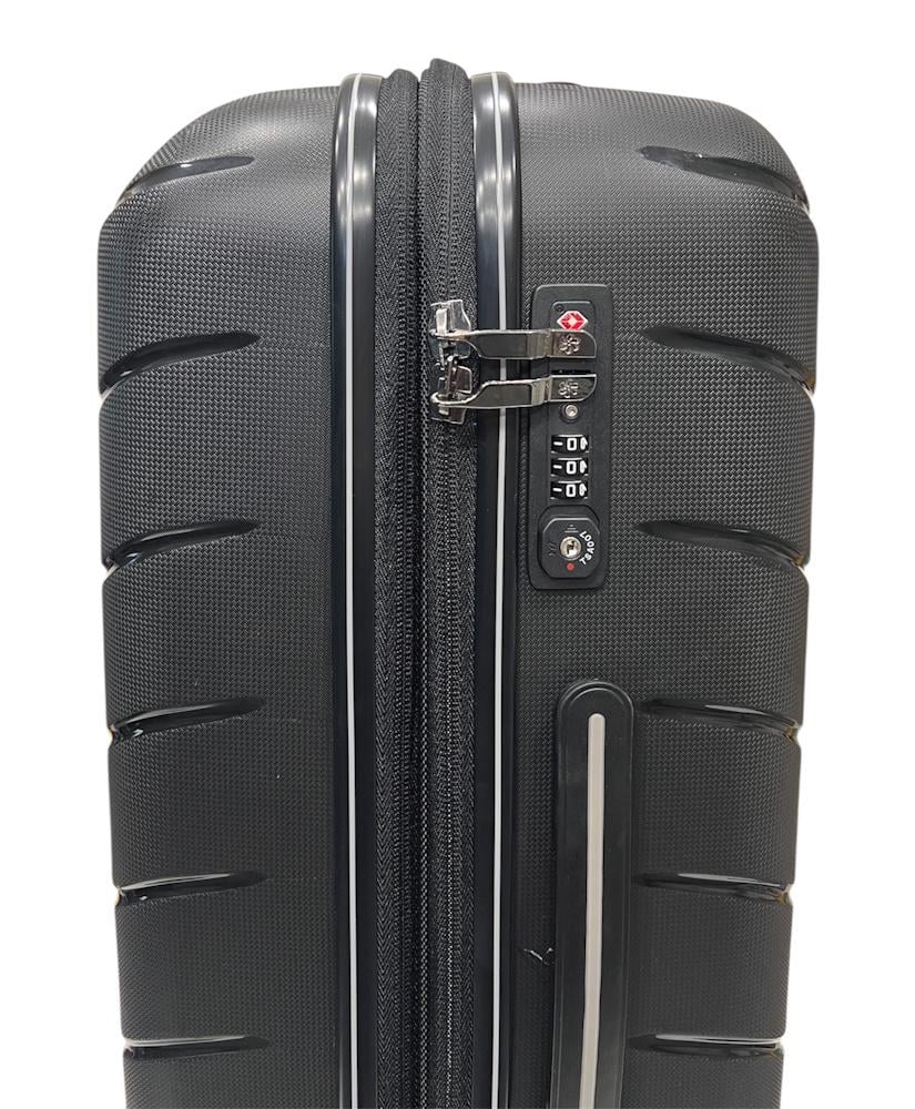 Валіза маленька поліпропілен Snowball 61303 57х38х21 см 36 л S Чорний - фото 4