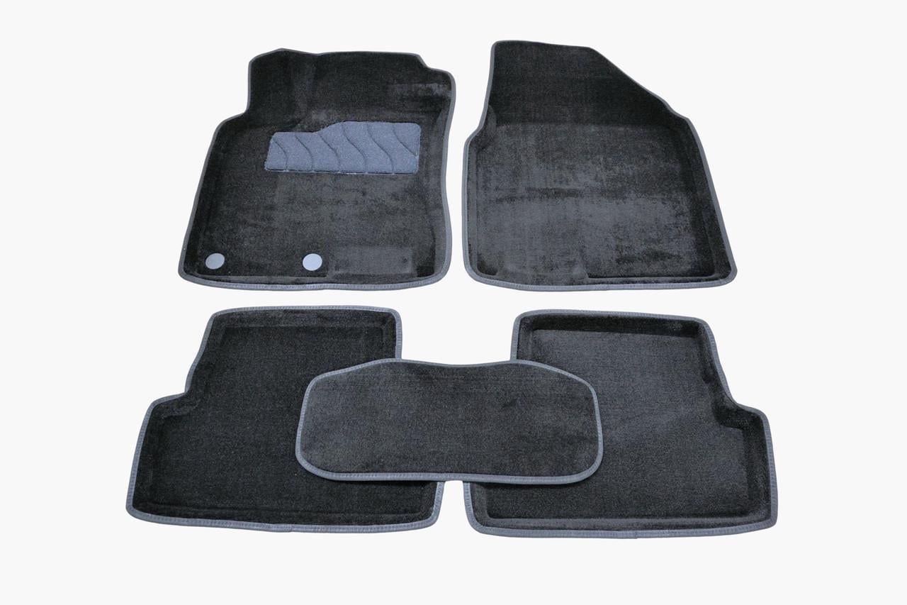Коврики в салон ворсовые 3D Seintex Nissan Qashqai 2007-2014 5 шт. Черный 71690