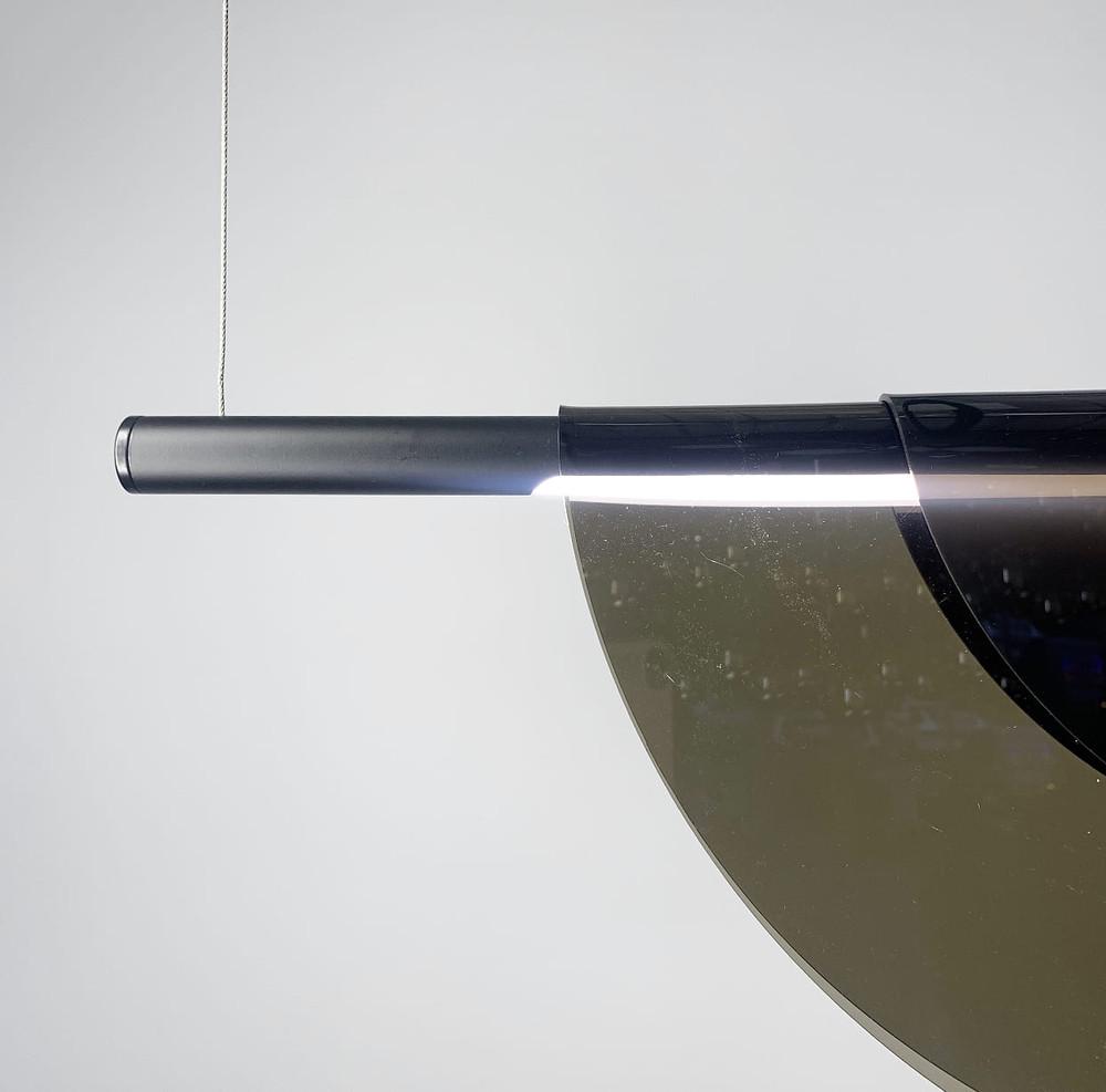 Люстра удлиненная Led с графитовыми пластинами 100 см (sga 21 gr) - фото 2 Люстра удлиненная Led с графитовыми пластинами 100 см (sga 21 gr) - фото 2