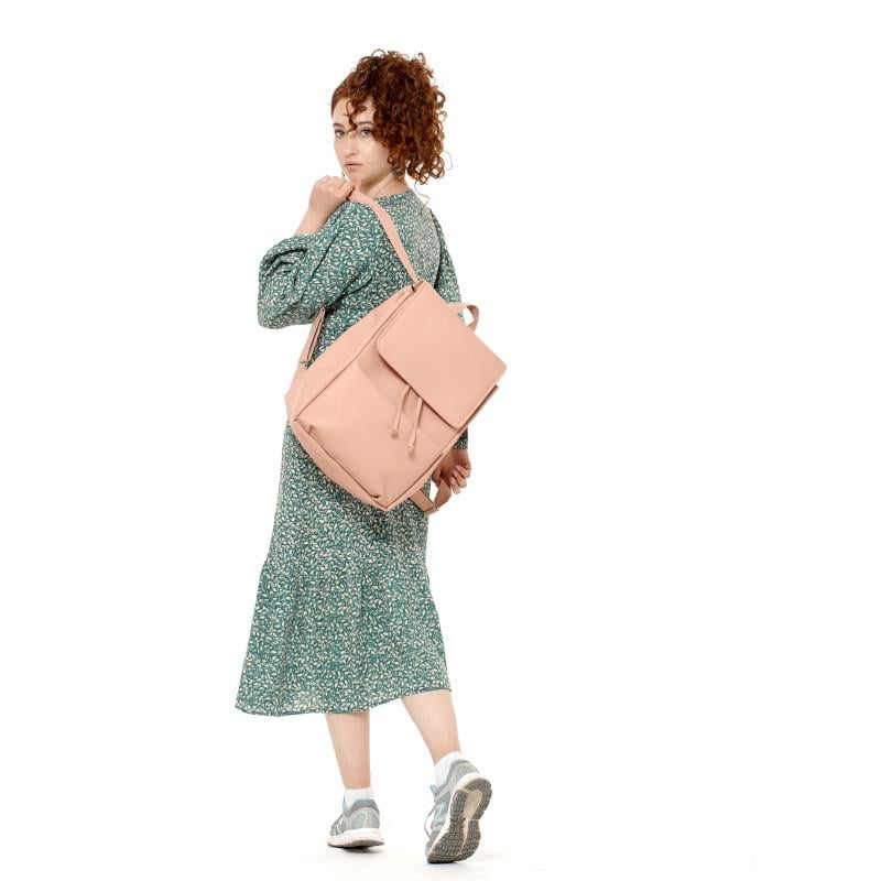 Рюкзак женский Sambag Loft LQN 38x28x18 см Пудровый - фото 4 Рюкзак женский Sambag Loft LQN 38x28x18 см Пудровый - фото 4