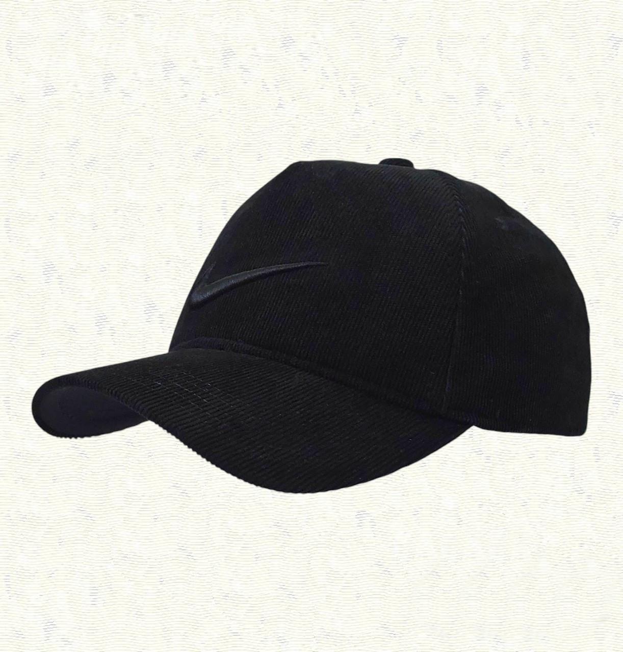 Бейсболка вельветова Model N-1 з регулятором розміру Чорний (6883) Бейсболка вельветова Model N-1 з регулятором розміру Чорний (6883)