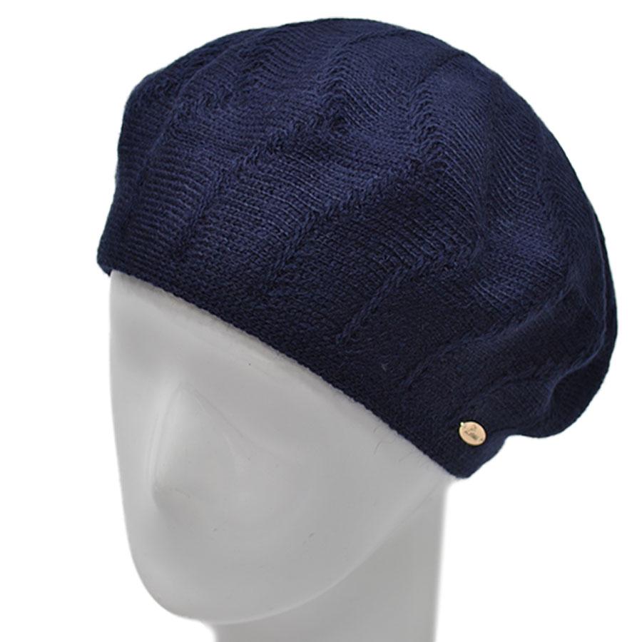 Берет шерстяной Lirus Комета двойной р. 56-58 Синий (39240)