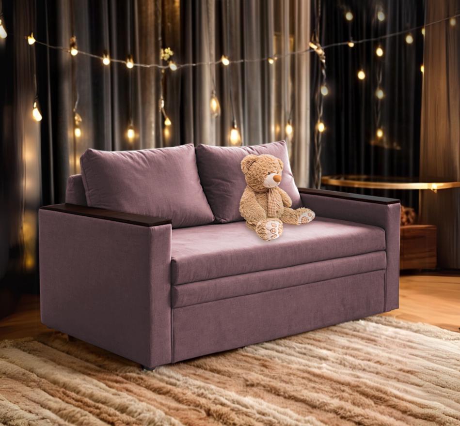 Диван-трансформер Tobi Sho Kubus-120 мягкий для гостиной велюр 1600х800х1000 мм Пудрово-сиреневый - фото 4 Диван-трансформер Tobi Sho Kubus-120 мягкий для гостиной велюр 1600х800х1000 мм Пудрово-сиреневый - фото 4
