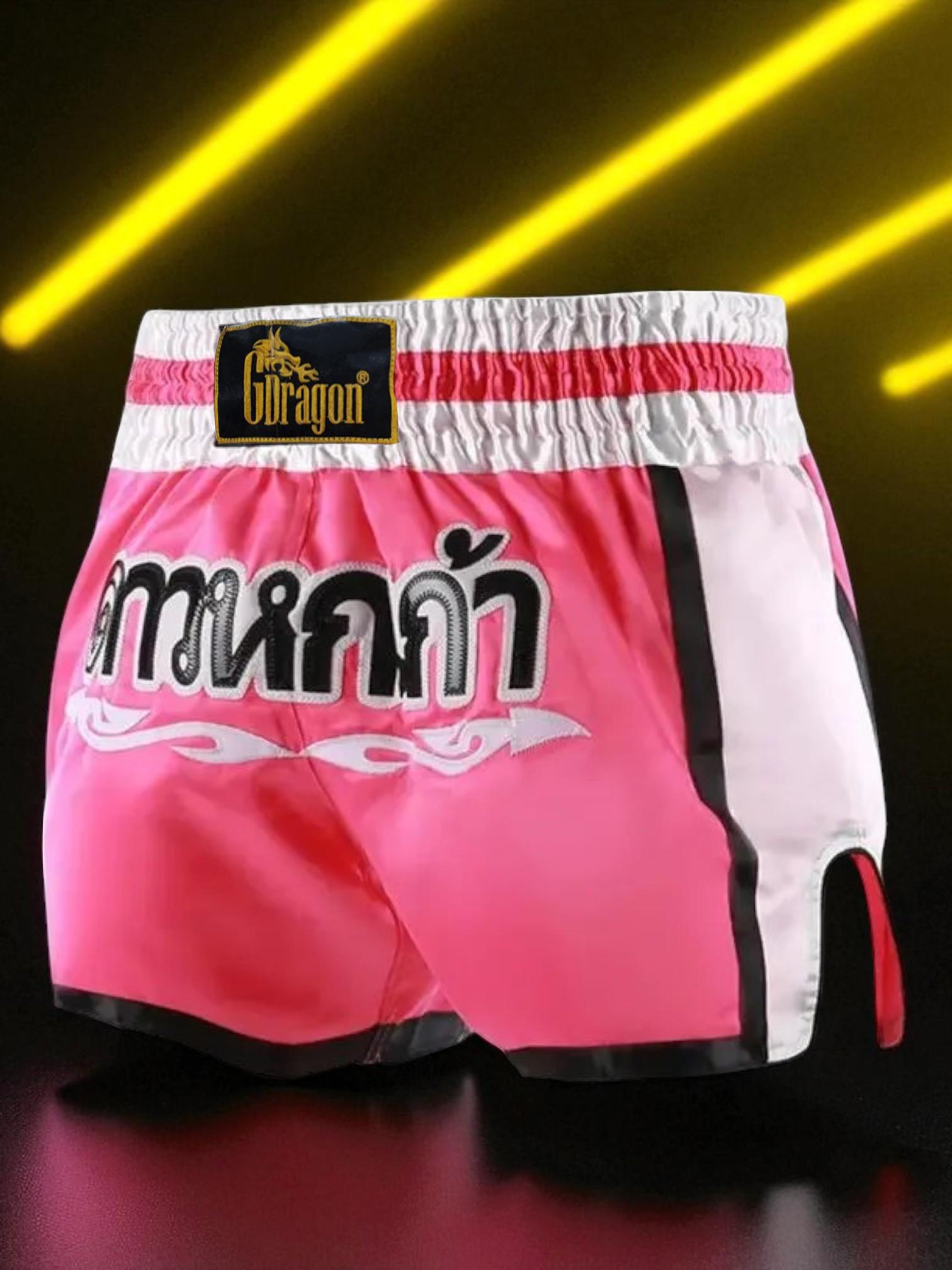 Шорты боксерские атласные GDragon Розовый (4_1_M_15) - фото 4 Шорты боксерские атласные GDragon Розовый (4_1_M_15) - фото 4